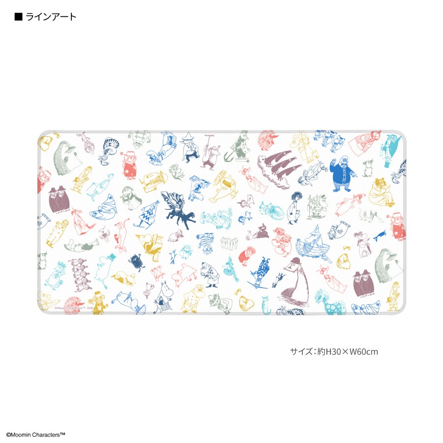 ムーミン MOOMIN ALL STARS デスクマット