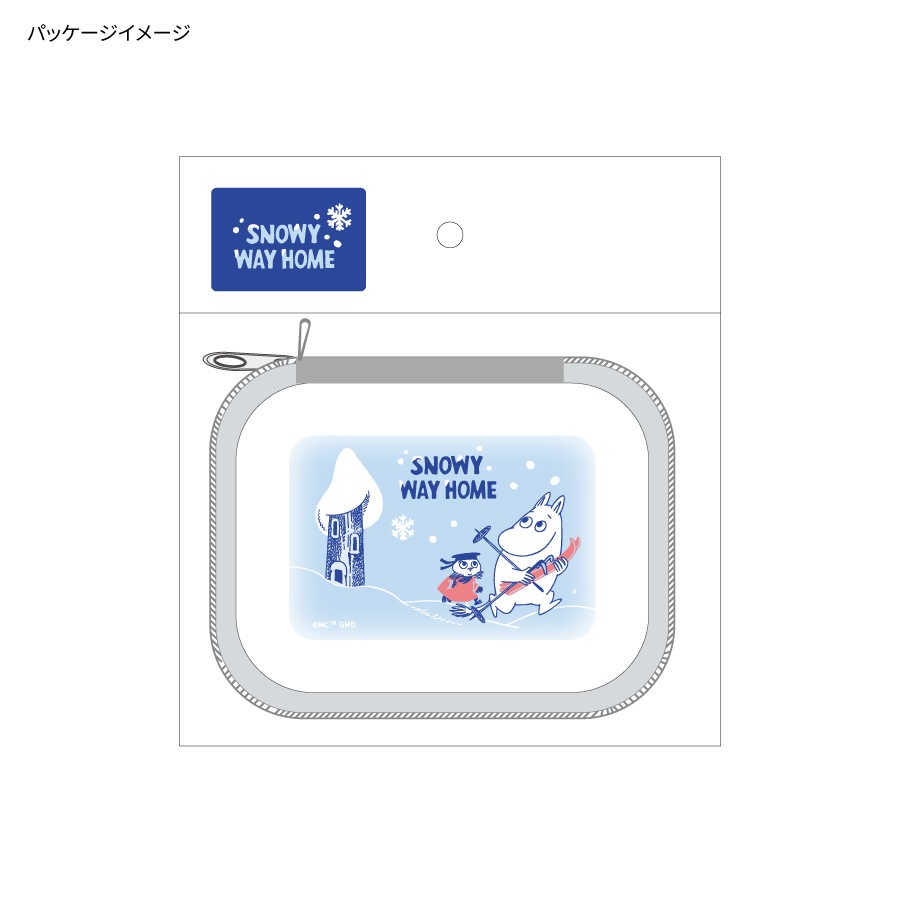 ムーミン【SNOWY WAY HOME】 ガジェットポーチSS