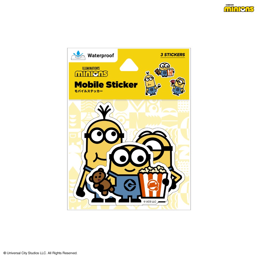 『怪盗グルー／ミニオンズ』シリーズ モバイルステッカー