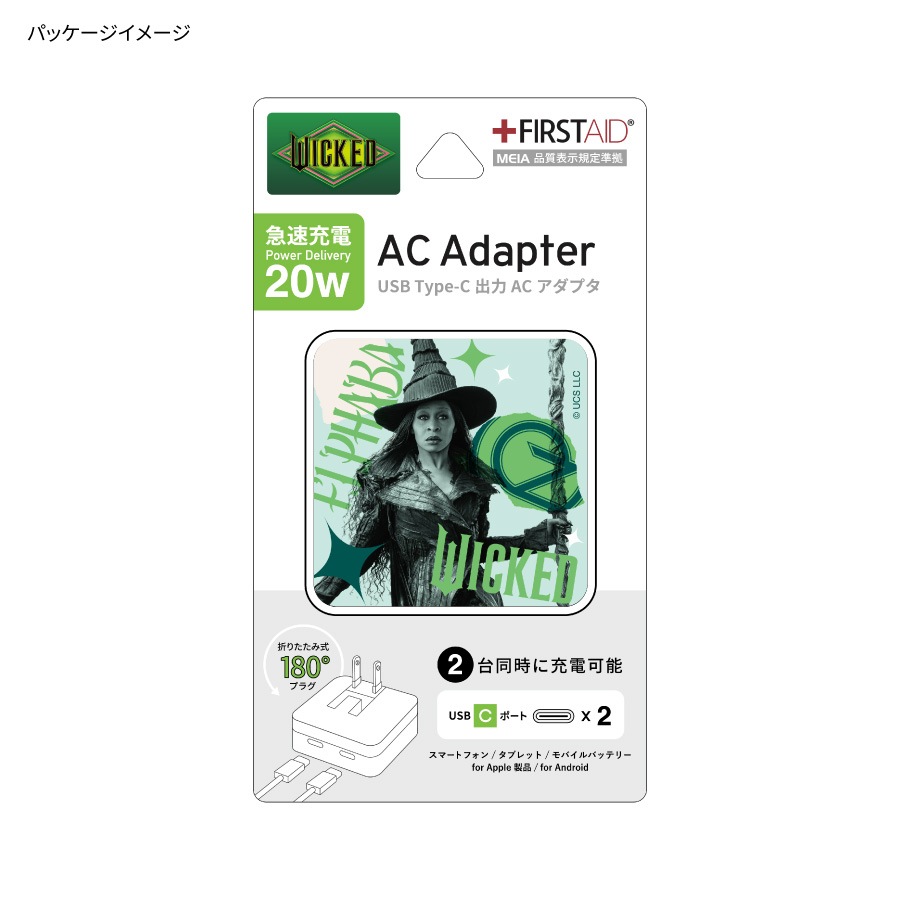 WICKED USB Type-C ACアダプタ
