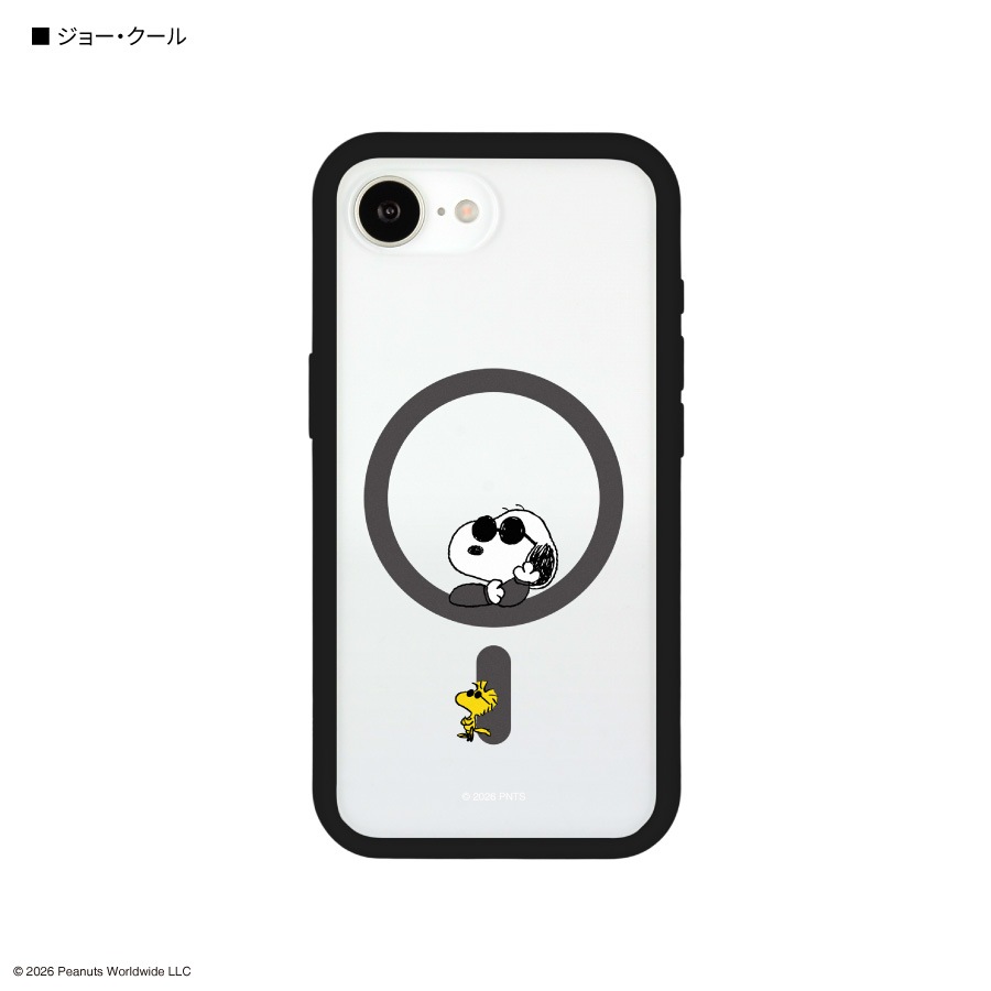 ピーナッツ スヌーピー IIIIfit プランプフレーム iPhone17e / 16e 対応 MagSafe 対応 ケース
