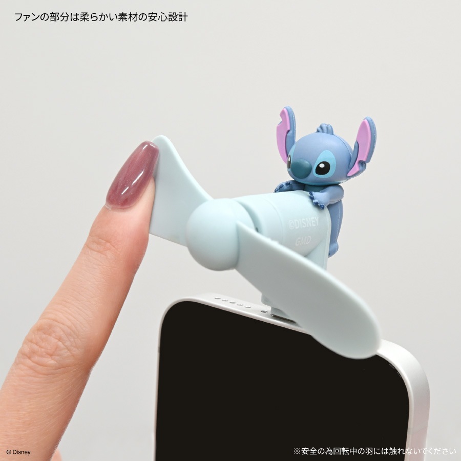 ディズニーキャラクター ／ コネクタ付き ミニクールファン （USB Type-C）