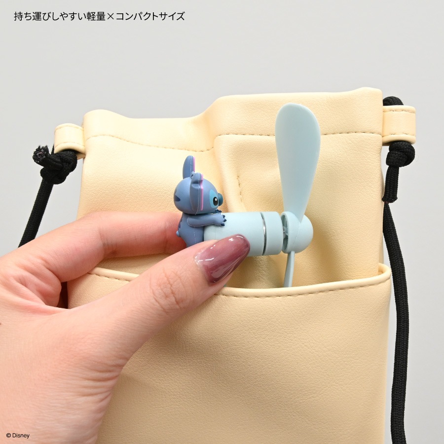 ディズニーキャラクター ／ コネクタ付き ミニクールファン （USB Type-C）