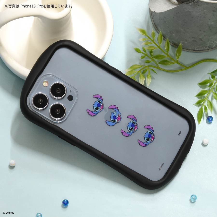 スティッチ／iPhone13対応 ハイブリッドクリアケース | た行