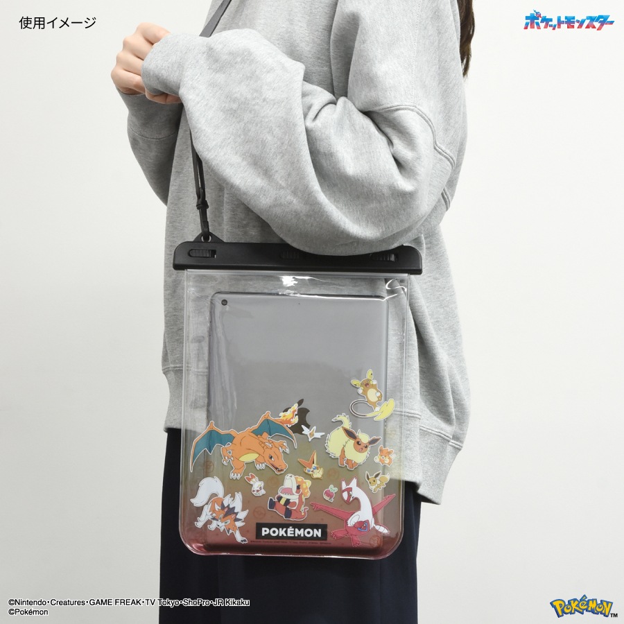 ポケットモンスター タブレット対応 防水ポーチ