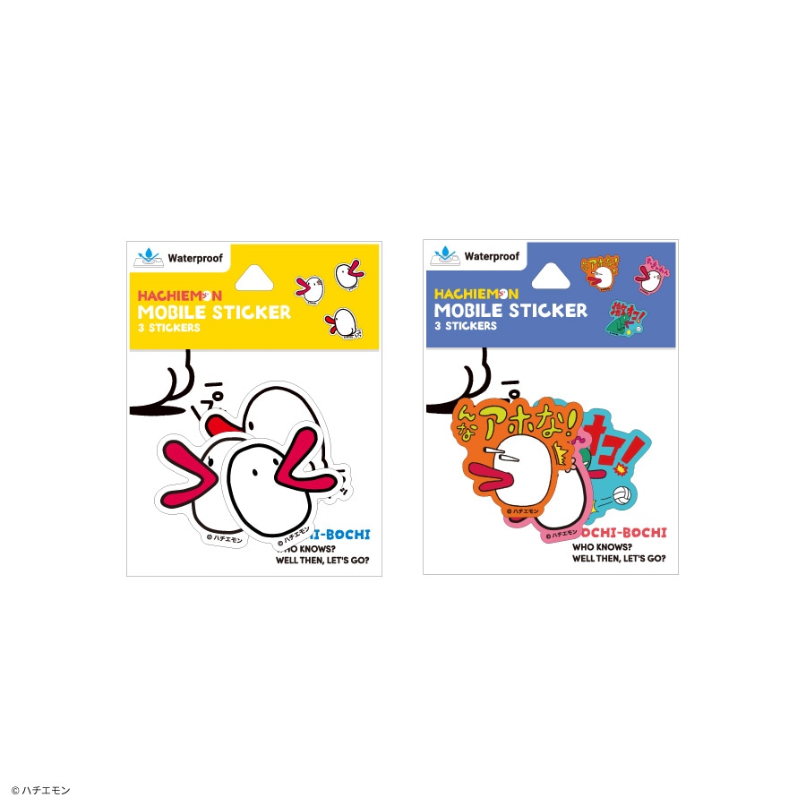 11月中旬発売予定　ハチエモン モバイルステッカー