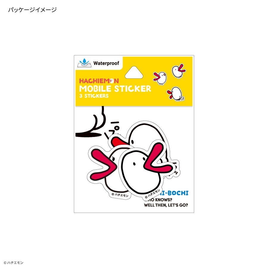 11月中旬発売予定　ハチエモン モバイルステッカー