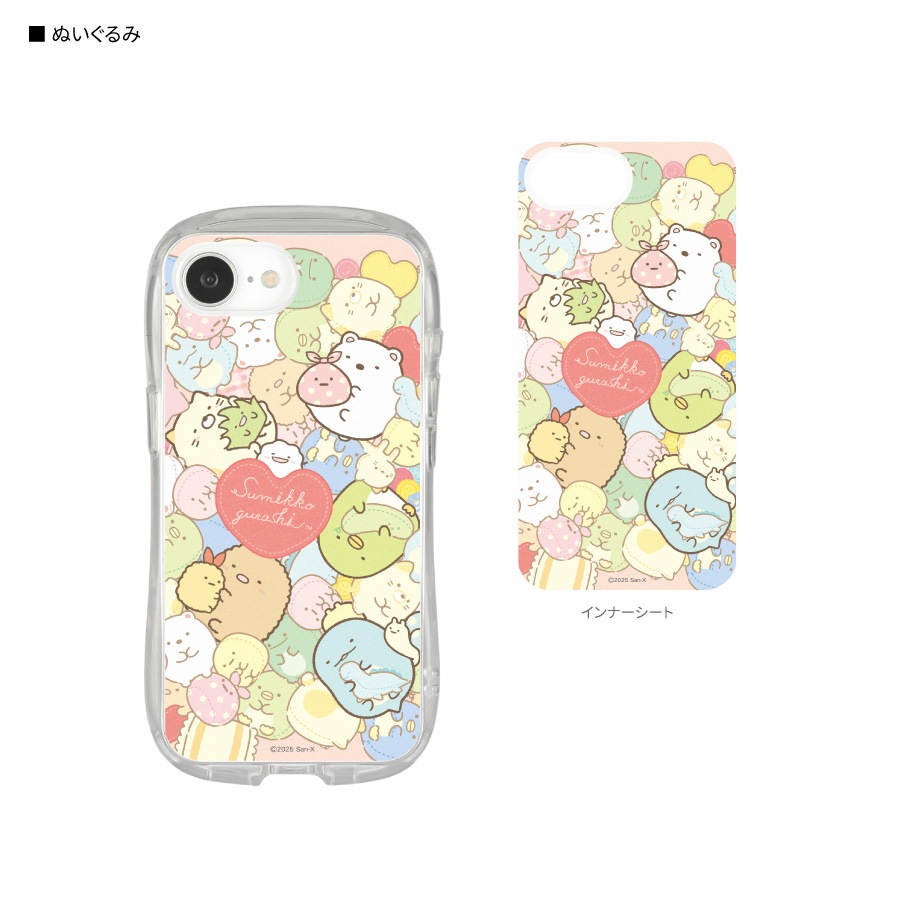 すみっコぐらし iPhone16e 対応 クリスタルクリアケース | 新着