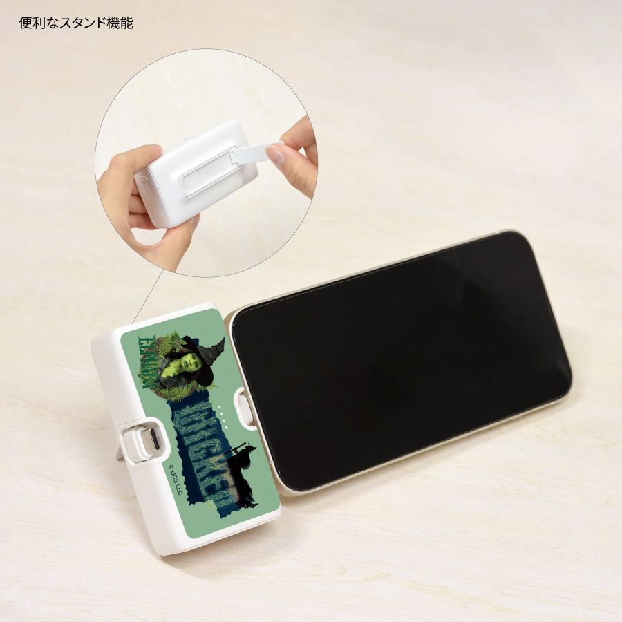 WICKED Lightning / Type-C コネクタ付き リチウムイオン充電器 4000mAh