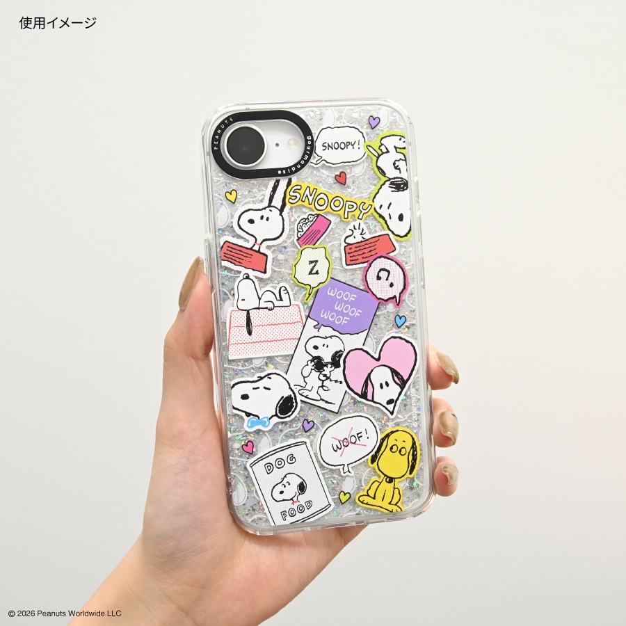 ピーナッツ スヌーピー Camera Frame iPhone17e / 16e 対応 ケース