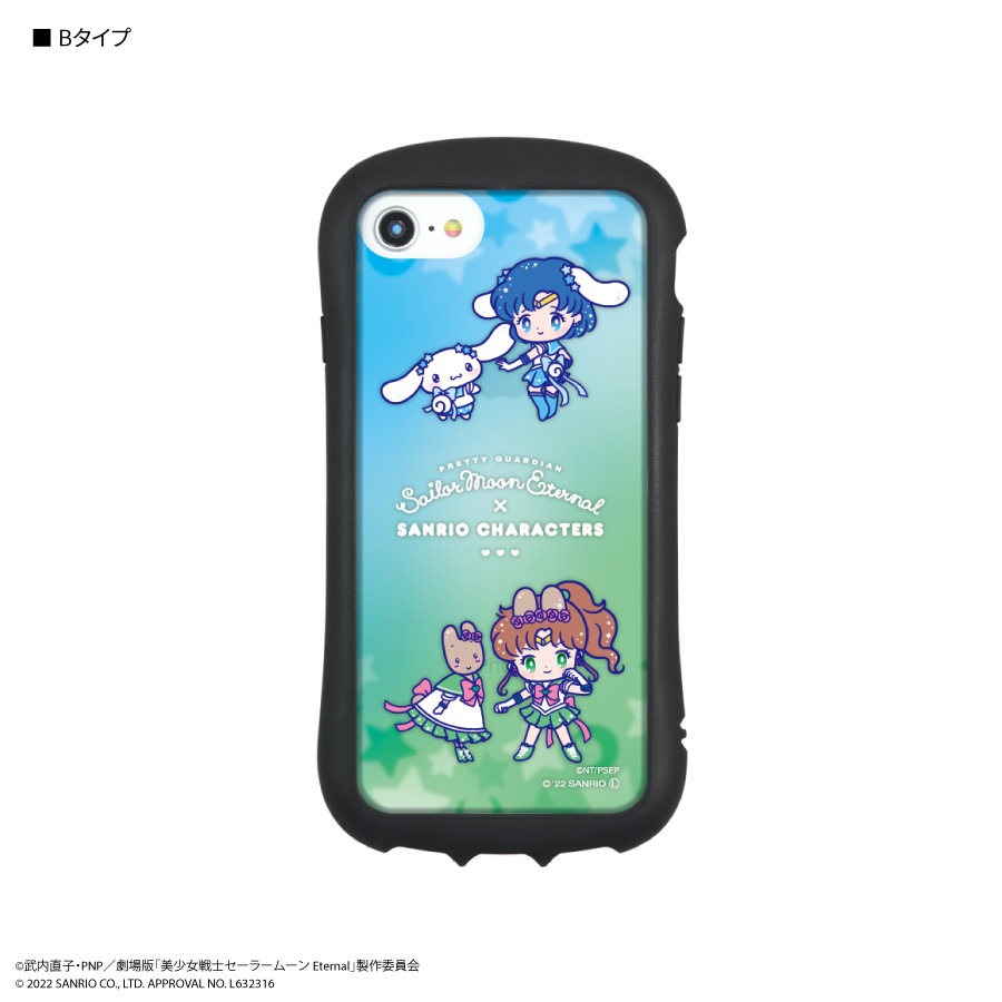 劇場版「美少女戦士セ－ラームーンEternal」×サンリオキャラクターズ　iPhoneSE(第3世代/第2世代)/8/7/6s/6対応 ハイブリッドクリアケース
