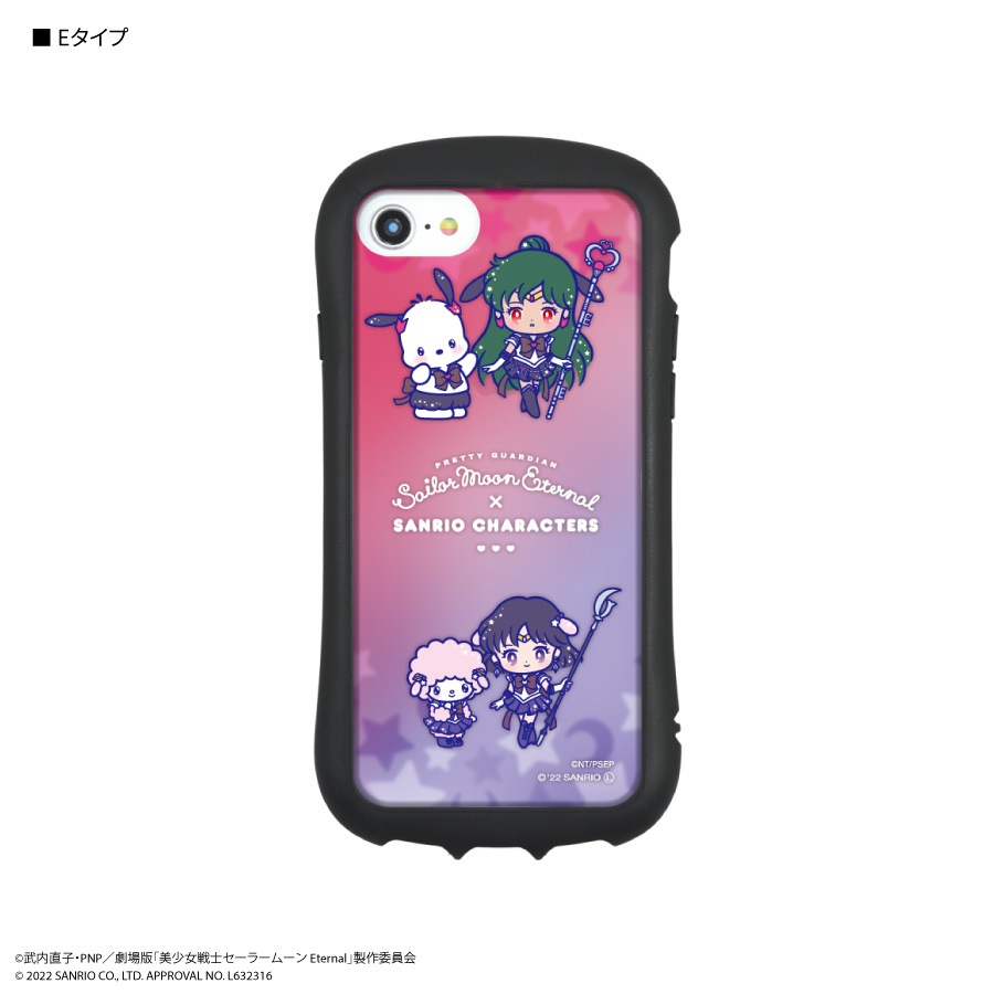 劇場版「美少女戦士セ－ラームーンEternal」×サンリオキャラクターズ　iPhoneSE(第3世代/第2世代)/8/7/6s/6対応 ハイブリッドクリアケース