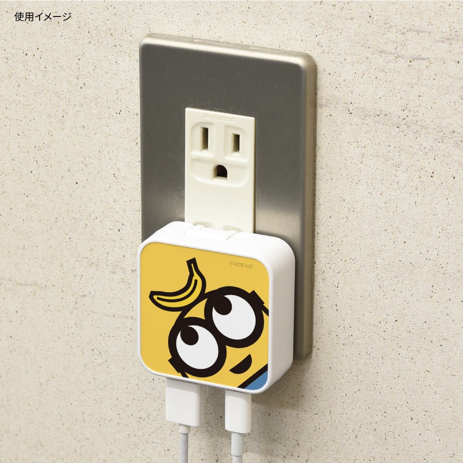 『怪盗グルー／ミニオンズ』シリーズ USB / USB Type-C ACアダプタ