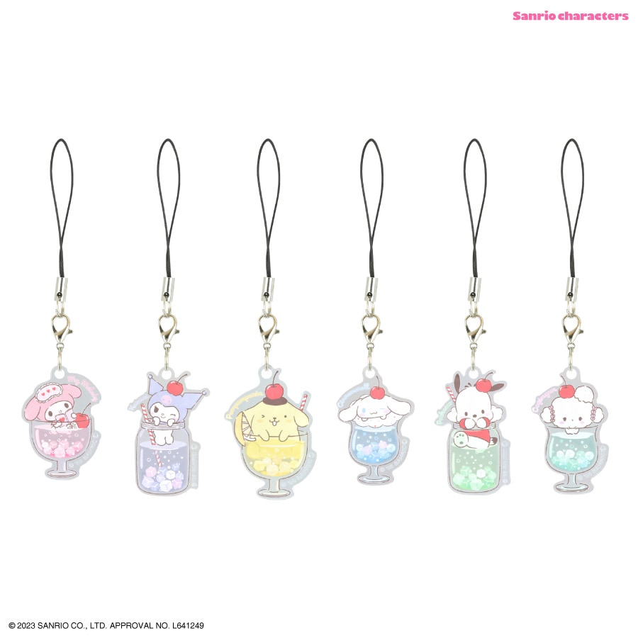 あーる出品 サンリオキャラクター ストラップ サンリオキャラクターズ モバイルアクリルストラップ | アイテムから