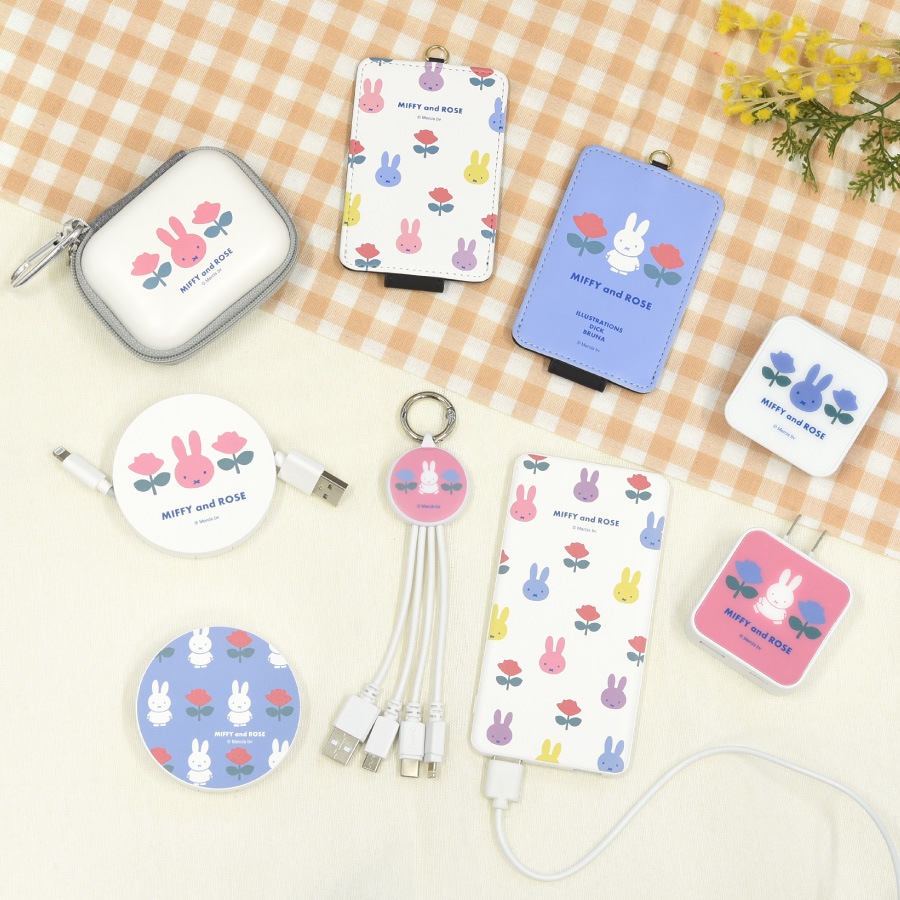 ミッフィー MIFFY and ROSE アクリルスマホスタンド