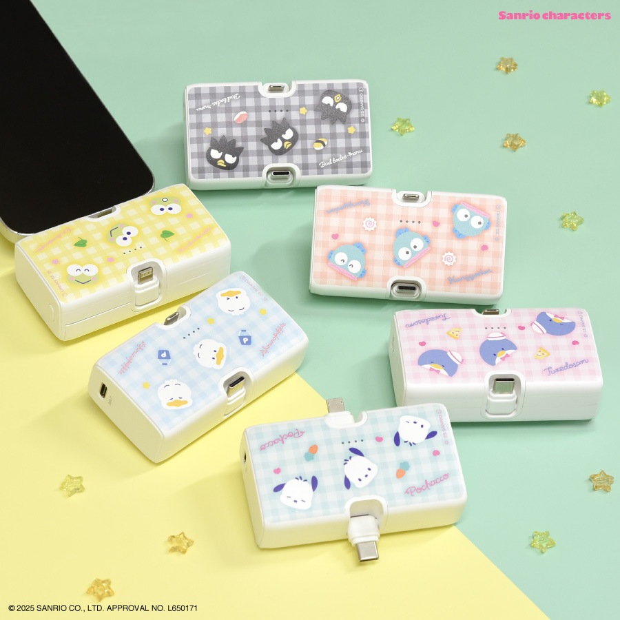 サンリオキャラクターズ Lightning / Type-C コネクタ付き