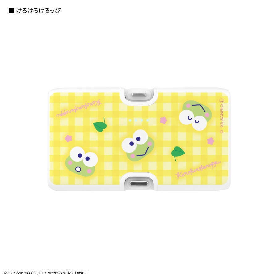 サンリオキャラクターズ Lightning / Type-C コネクタ付き リチウムイオン充電器 4000mAh