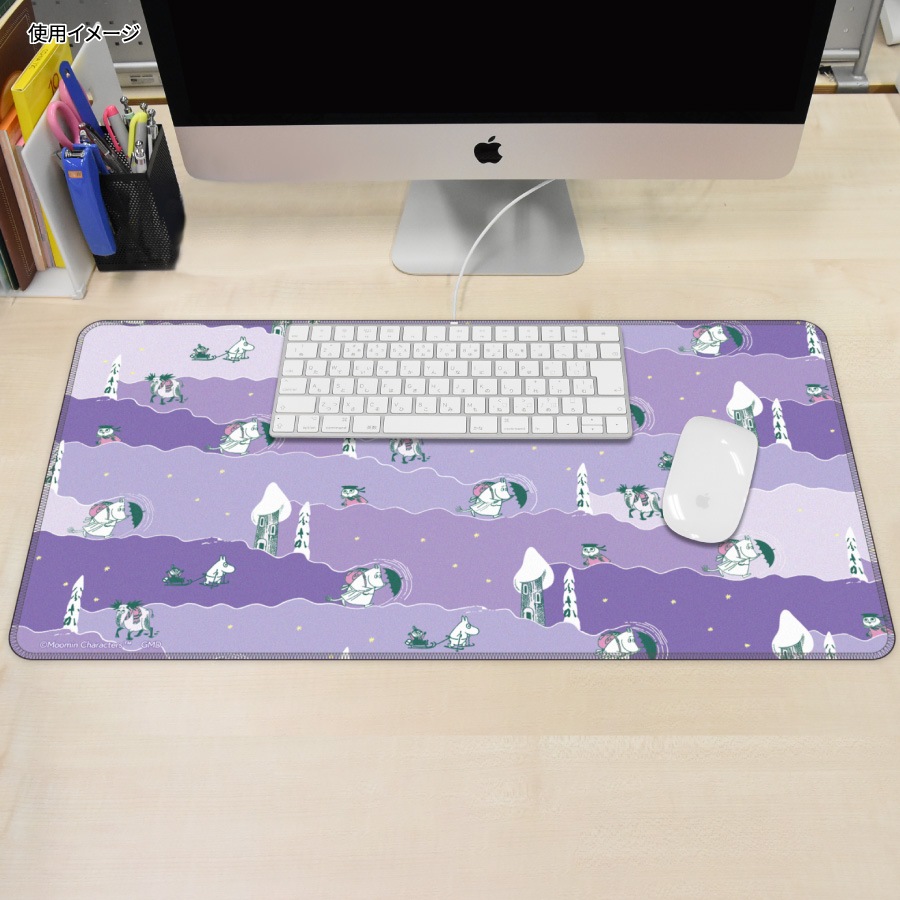 ムーミン【SNOWY WAY HOME】 デスクマット