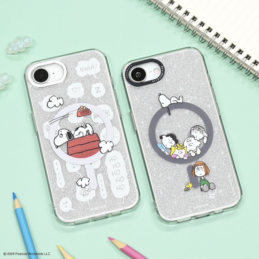 ピーナッツ スヌーピー Camera Frame iPhone17e / 16e 対応 MagSafe 対応 ケース