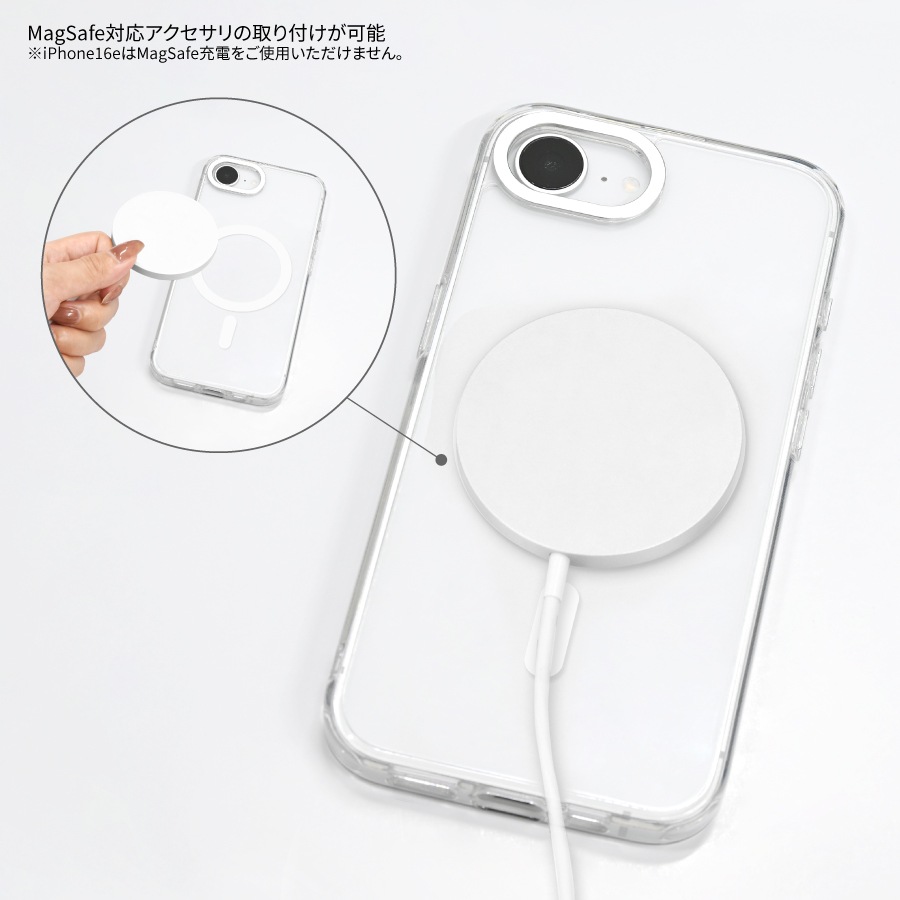 ピーナッツ スヌーピー Camera Frame iPhone17e / 16e 対応 MagSafe 対応 ケース