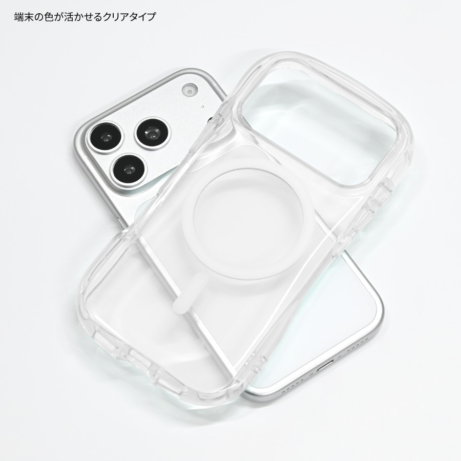 iPhone18 Pro / iPhone17 Pro MagSafe 対応 クリスタルクリアケース