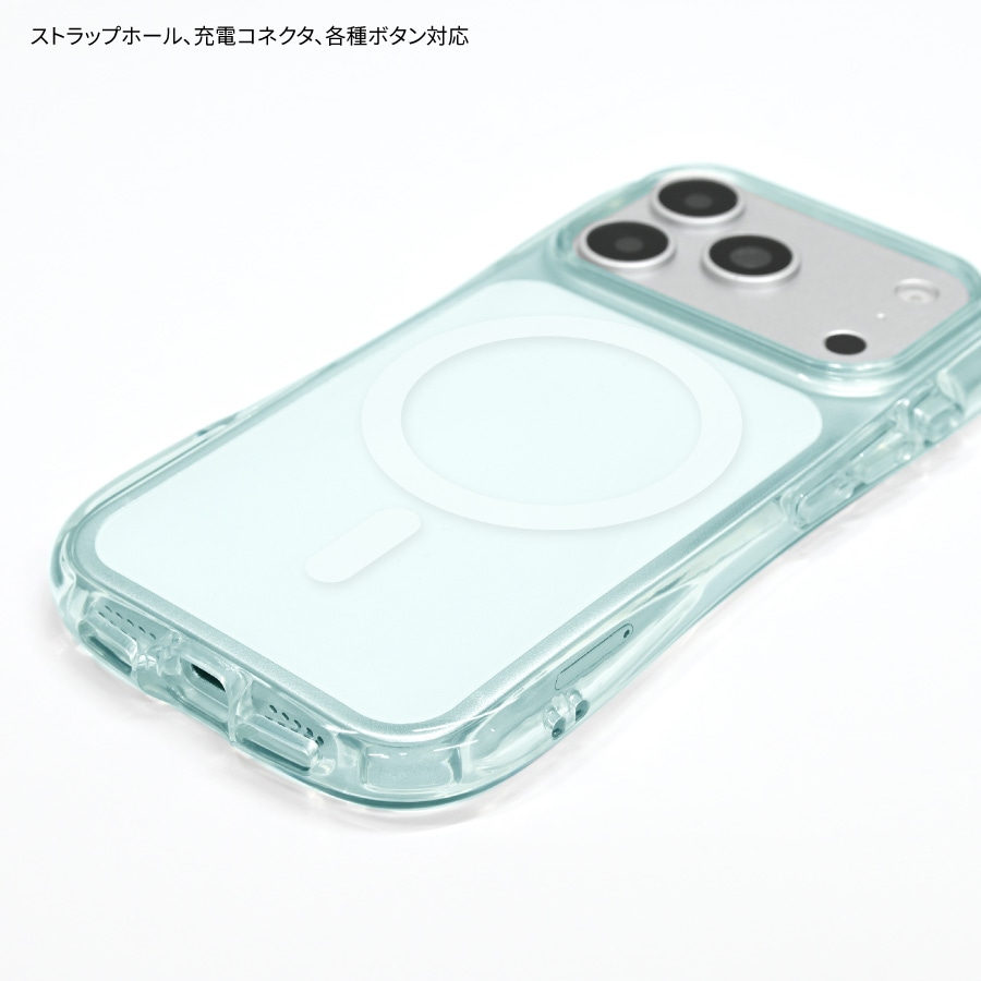 iPhone18 Pro / iPhone17 Pro MagSafe 対応 クリスタルクリアケース
