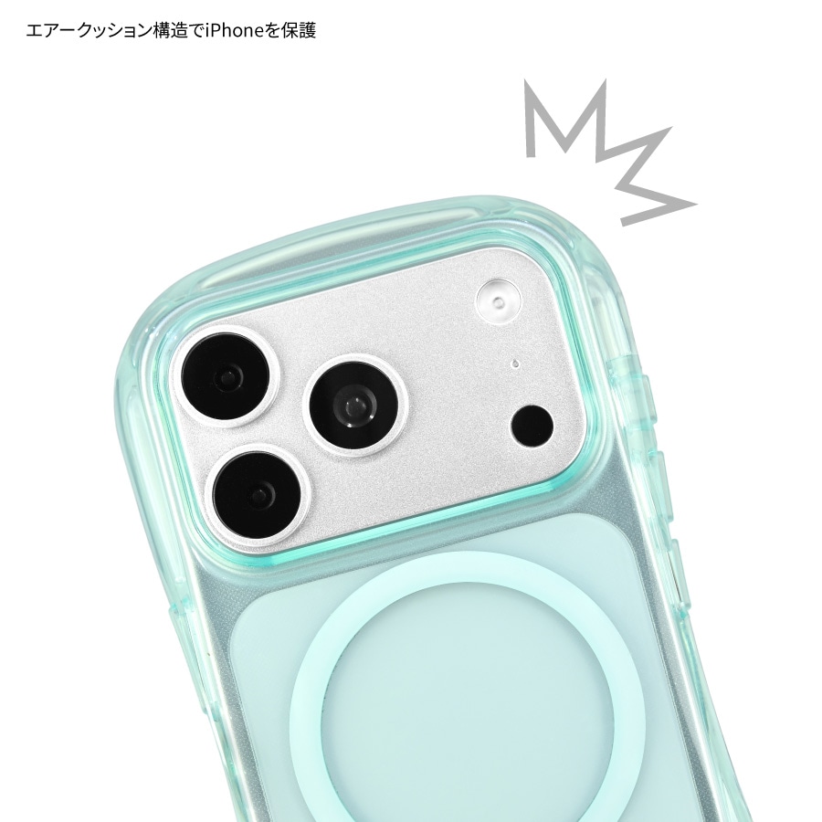 iPhone18 Pro / iPhone17 Pro MagSafe 対応 クリスタルクリアケース