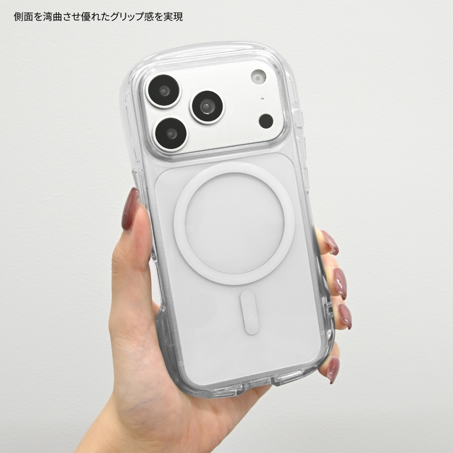 iPhone18 Pro / iPhone17 Pro MagSafe 対応 クリスタルクリアケース
