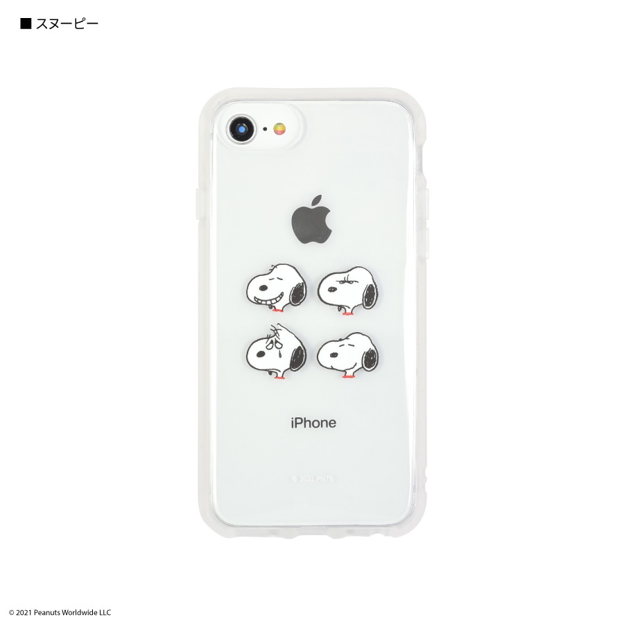 ピーナッツ　IIIIfit Clear iPhoneSE(第2世代)/8/7/6s/6対応ケース