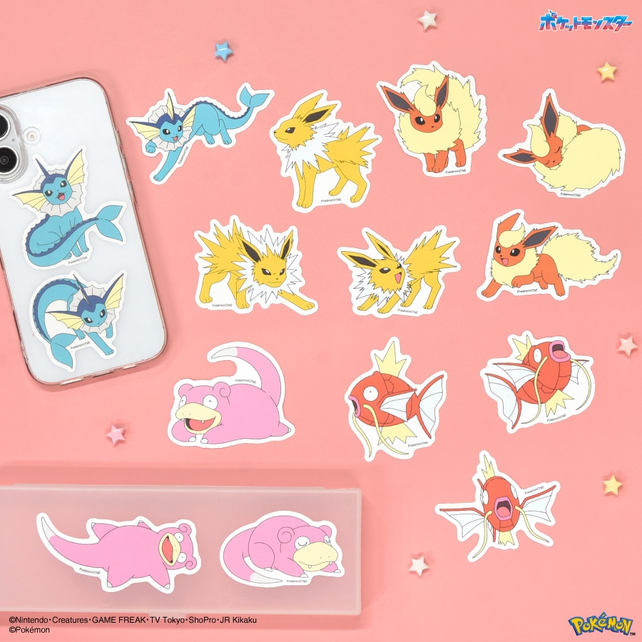 ポケモン　ポケットモンスター　ステッカー　まとめ ポケモン ステッカー まとめ売り 9枚 【39】 - メルカリ