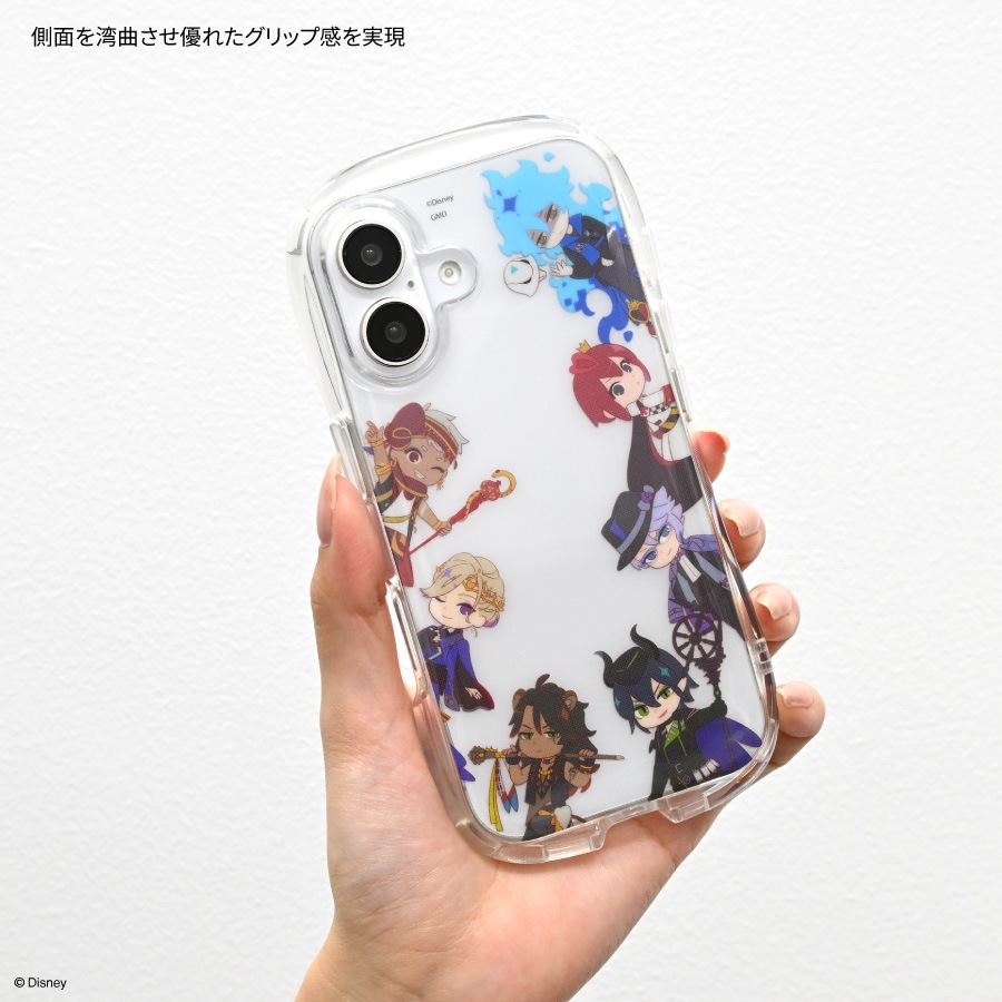 2026年1月下旬発売予定　ディズニー ツイステッドワンダーランド iPhone16 対応 クリスタルクリアケース