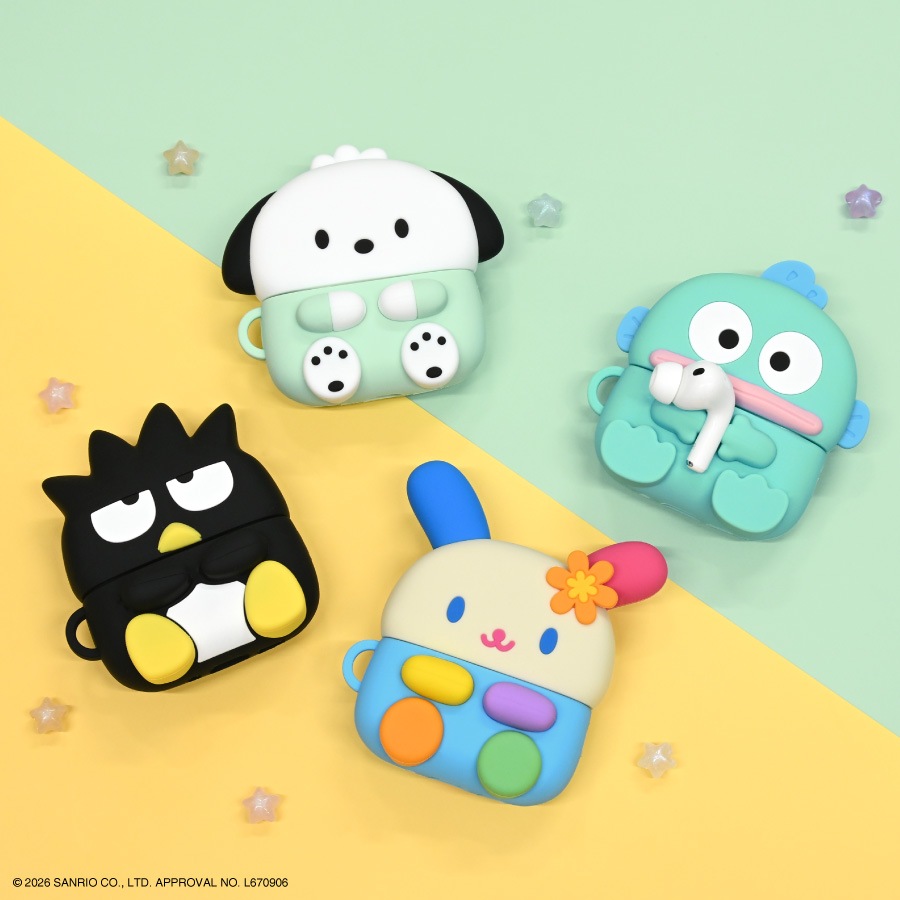 9月上旬発売予定　サンリオキャラクターズ AirPods Pro 3 対応 シリコンケース