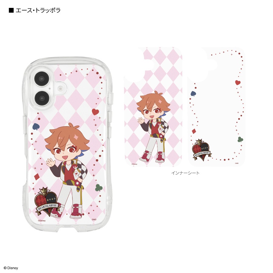 2026年1月下旬発売予定　ディズニー ツイステッドワンダーランド iPhone16 対応 3way クリスタルクリアケース