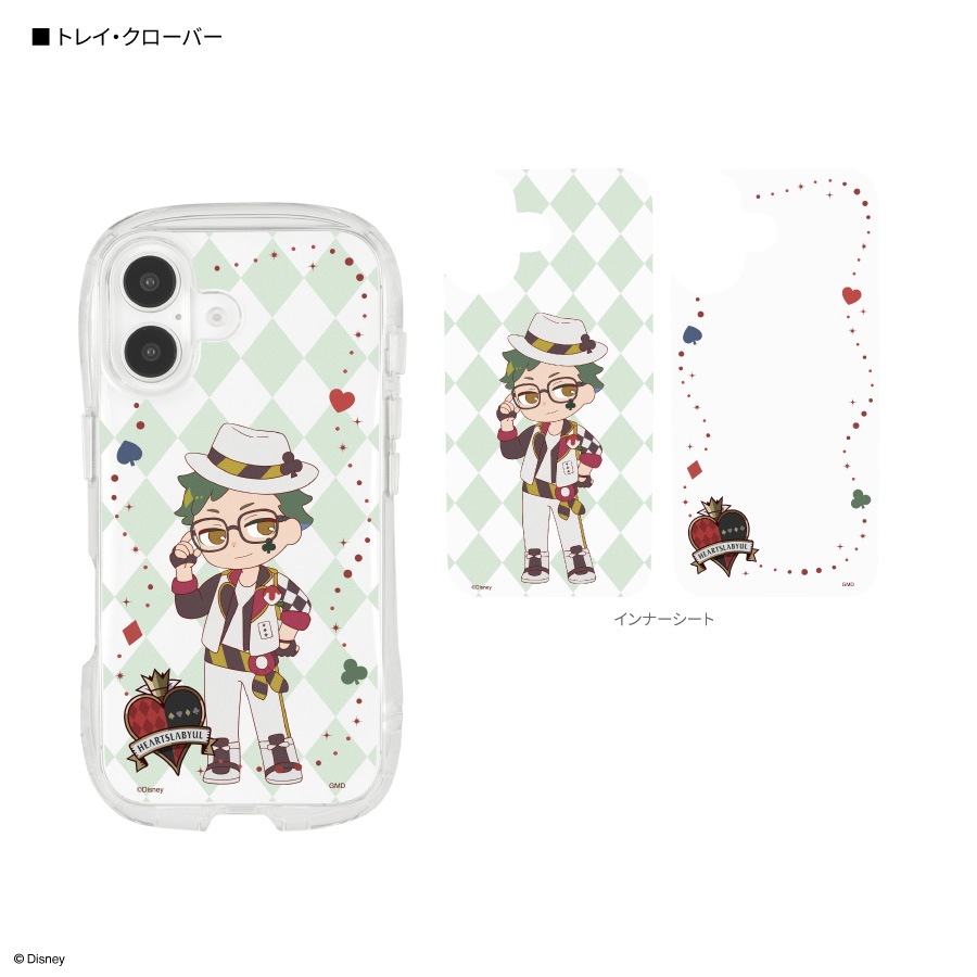 2026年1月下旬発売予定　ディズニー ツイステッドワンダーランド iPhone16 対応 3way クリスタルクリアケース