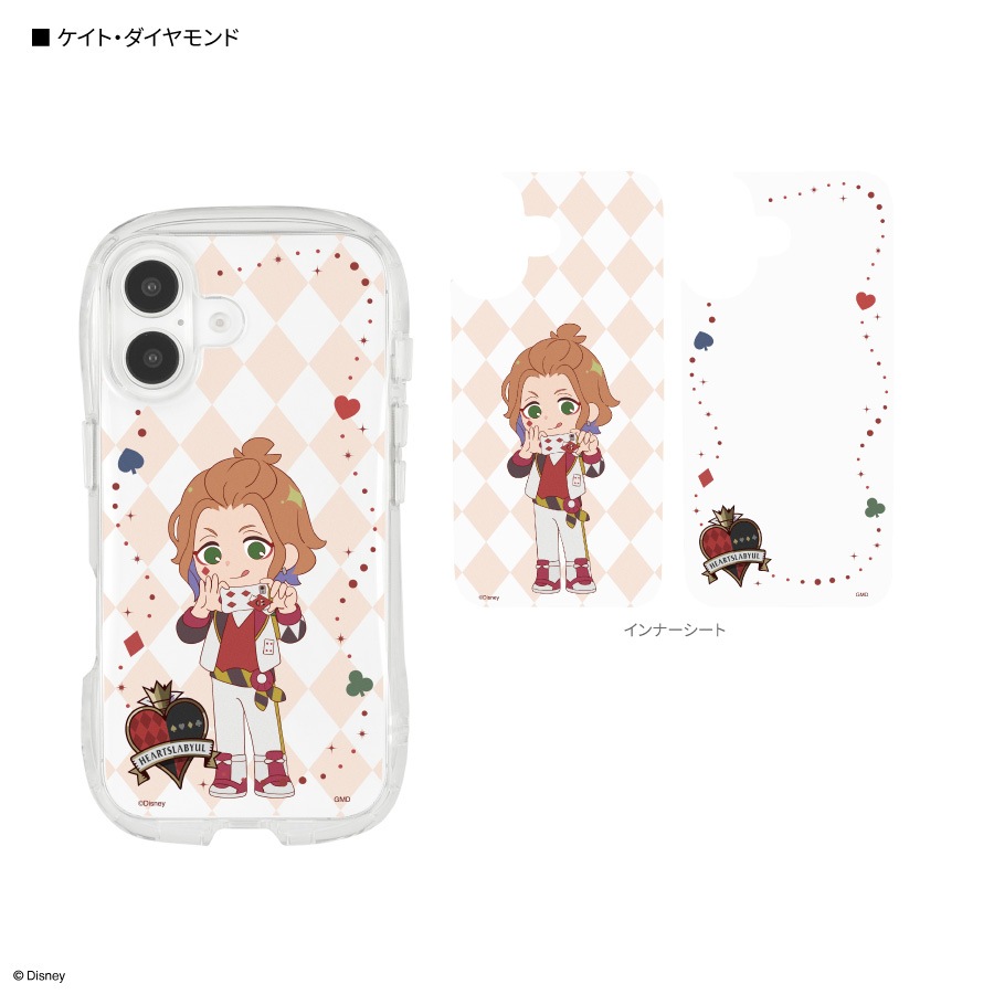 2026年1月下旬発売予定　ディズニー ツイステッドワンダーランド iPhone16 対応 3way クリスタルクリアケース