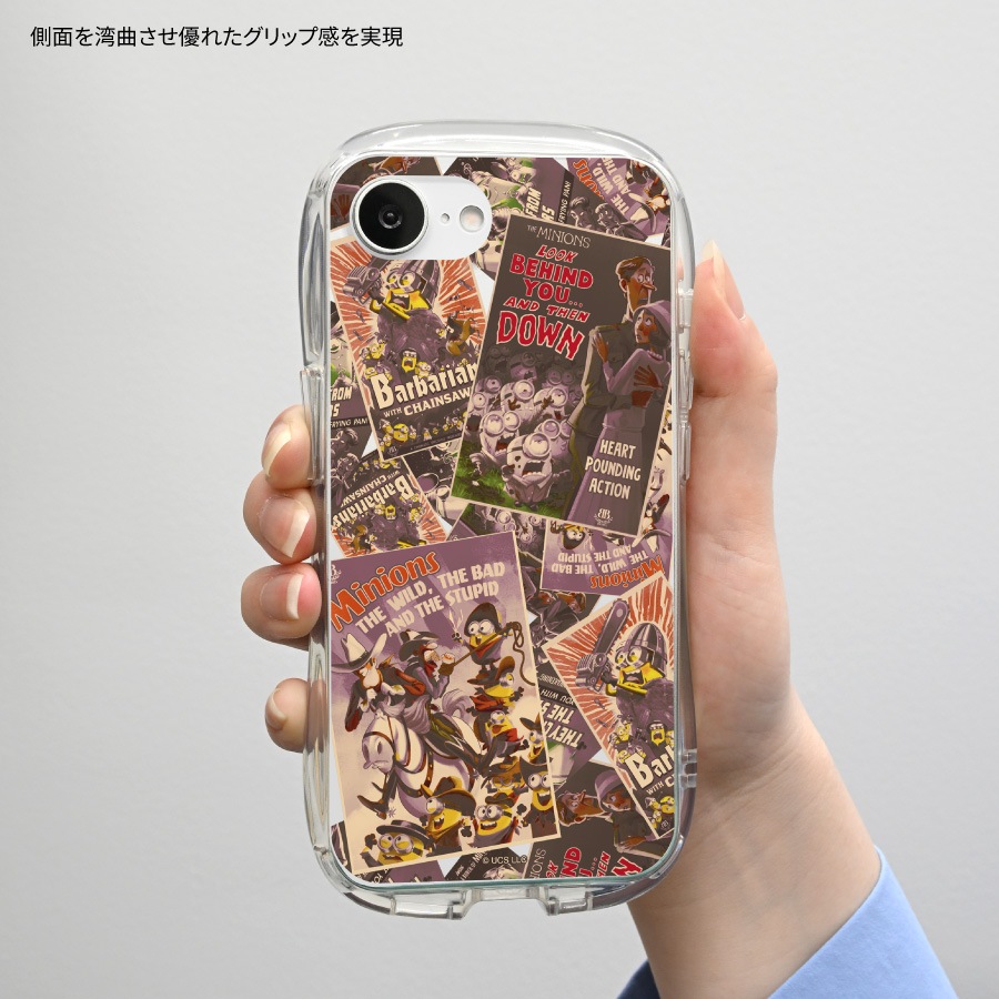 『ミニオンズ&モンスターズ』シリーズ iPhone17e / 16e 対応 クリスタルクリアケース