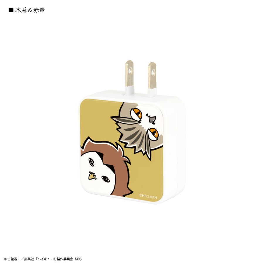 ハイキュー!! USB2ポート ACアダプタ
