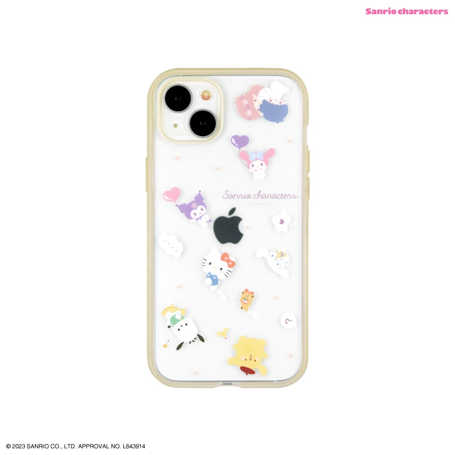 サンリオキャラクターズ IIIIfit Clear iPhone15 Plus / 14 Plus 対応 ケース