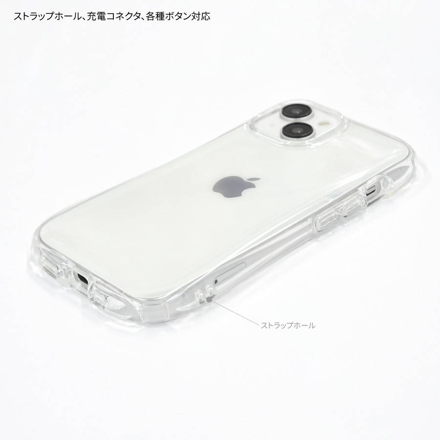 ムーミン iPhone 15 / 14 / 13 対応 クリスタルクリアケース