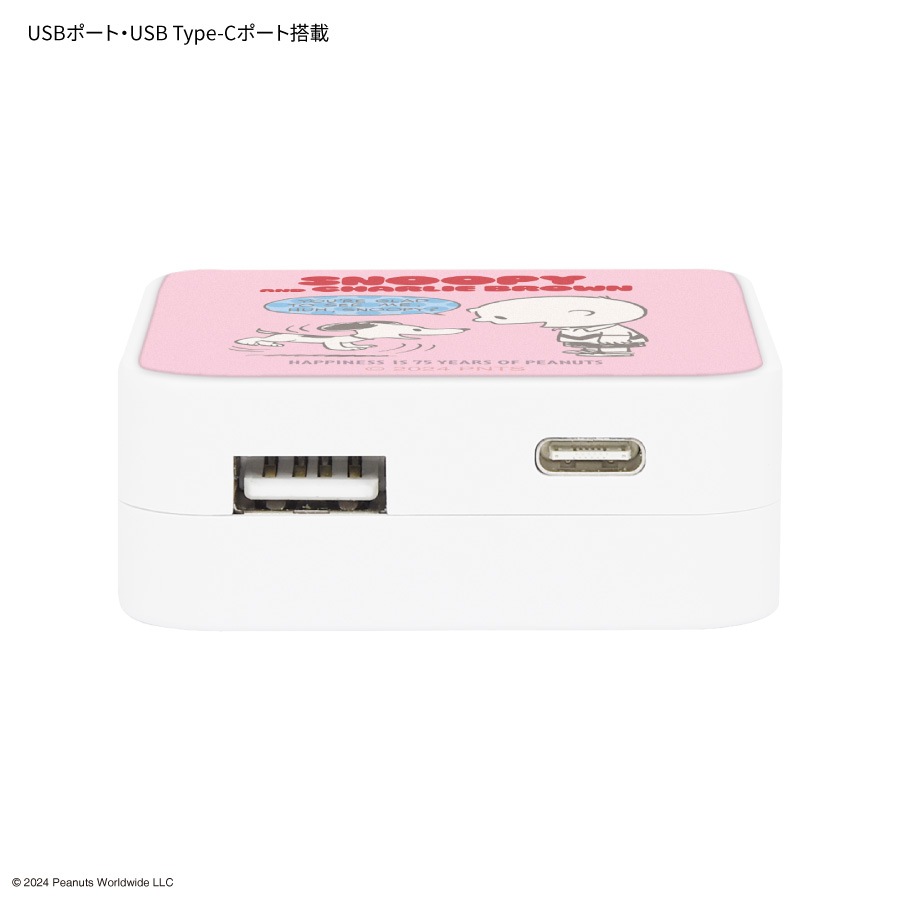 ピーナッツ スヌーピー USB / USB Type-C ACアダプタ