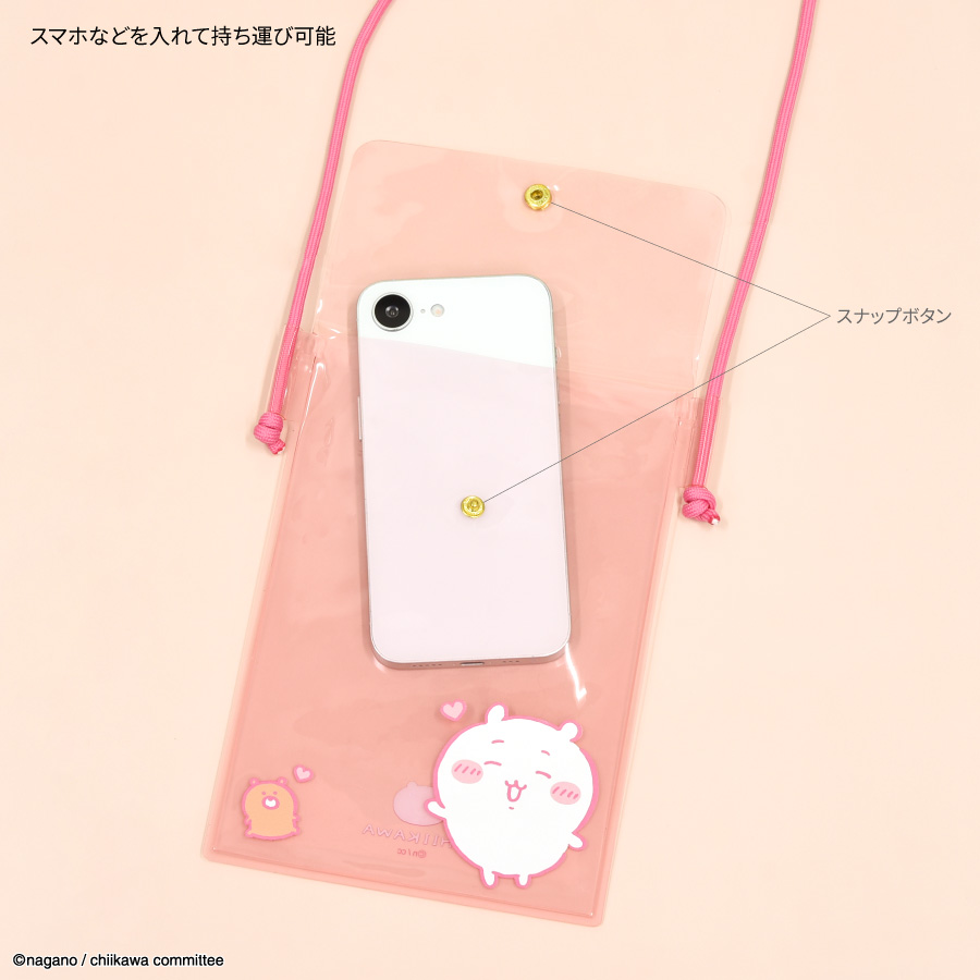 ちいかわ IIIIpocket Clear スマートフォンポーチ | た行,ちいかわ