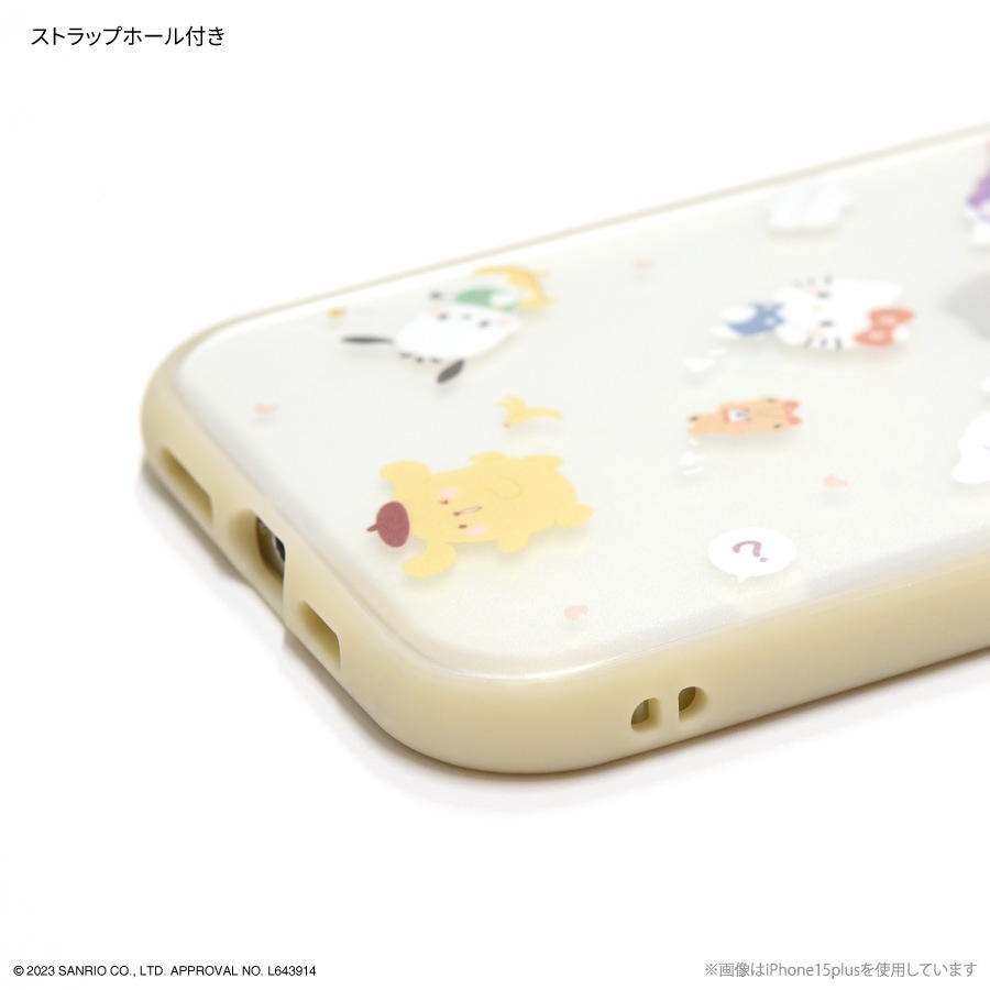 サンリオキャラクターズ IIIIfit Clear iPhone15 Pro Max 対応 ケース