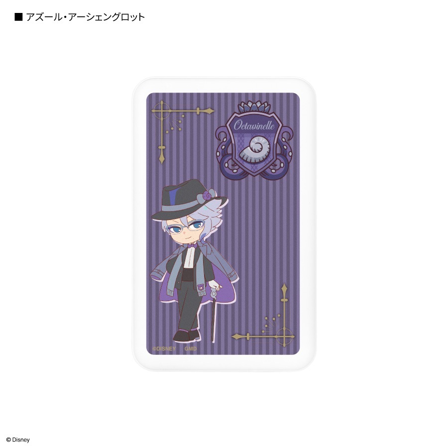 2026年1月下旬発売予定　ディズニー ツイステッドワンダーランド MagSafe 対応 ワイヤレスリチウム充電器 5000mAh