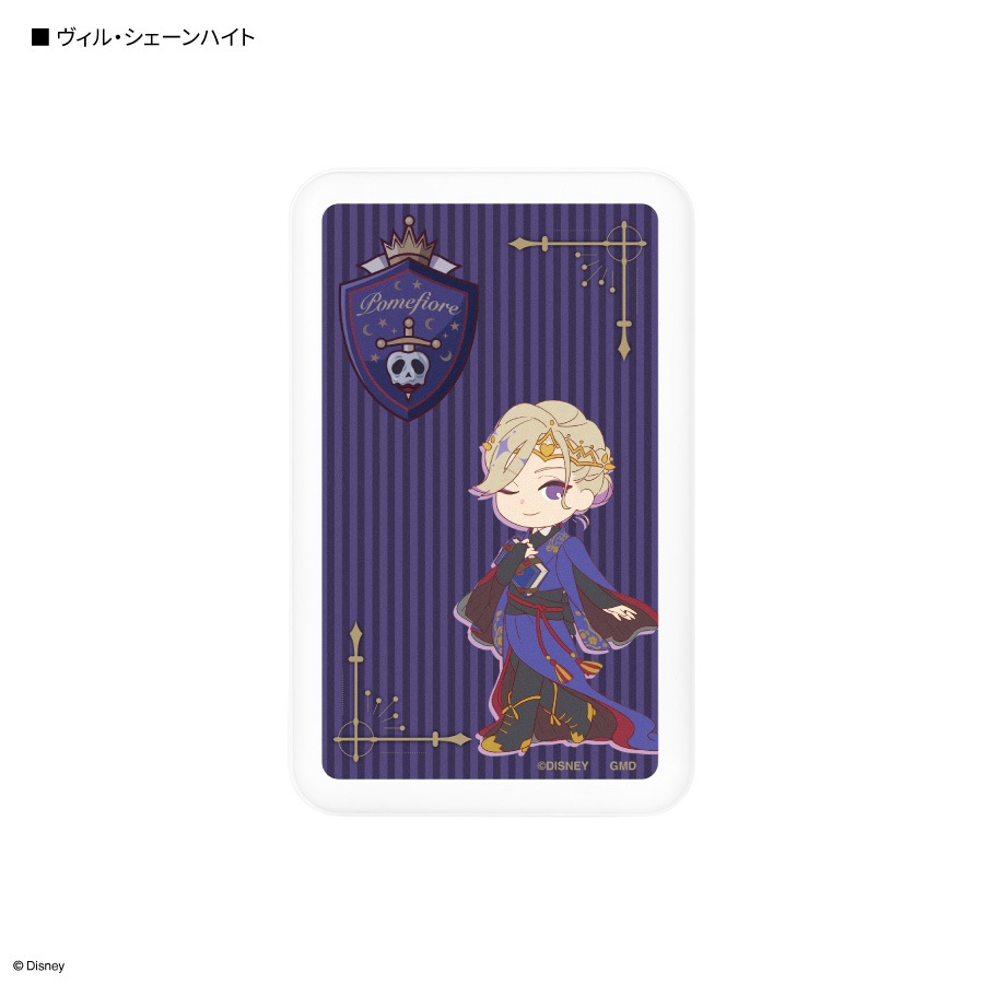 2026年1月下旬発売予定　ディズニー ツイステッドワンダーランド MagSafe 対応 ワイヤレスリチウム充電器 5000mAh