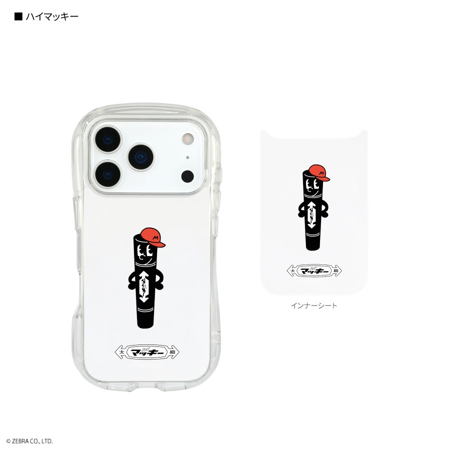 Hi! Mckee iPhone17 Pro 対応 クリスタルクリアケース
