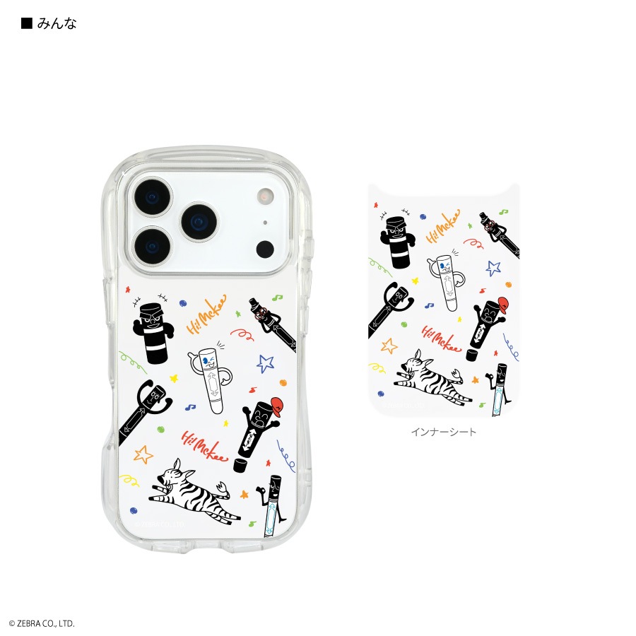 Hi! Mckee iPhone17 Pro 対応 クリスタルクリアケース