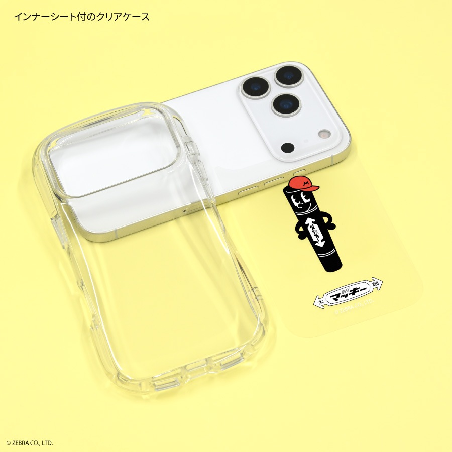 Hi! Mckee iPhone17 Pro 対応 クリスタルクリアケース