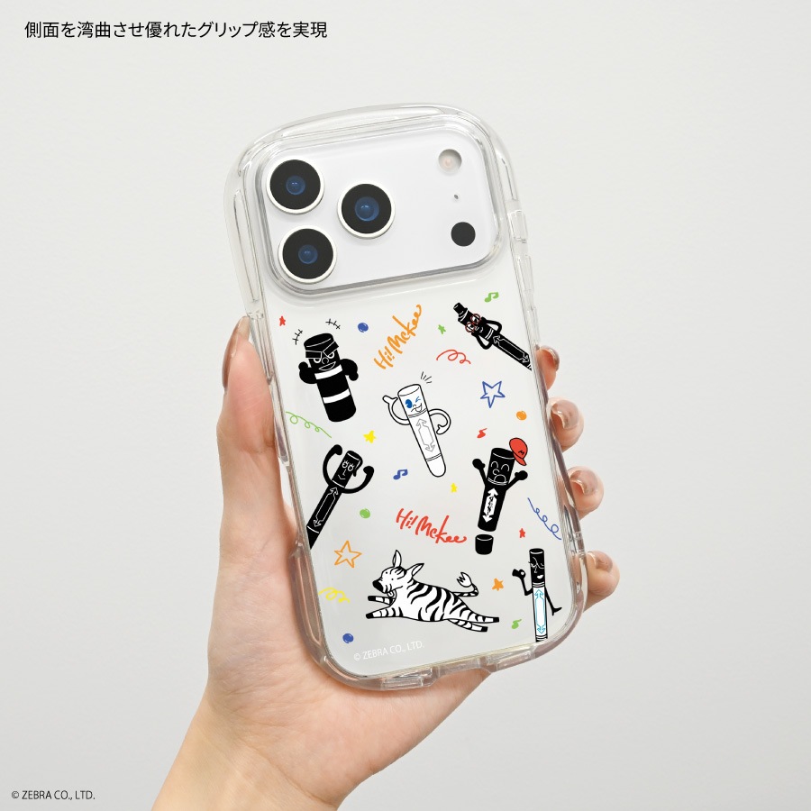 Hi! Mckee iPhone17 Pro 対応 クリスタルクリアケース