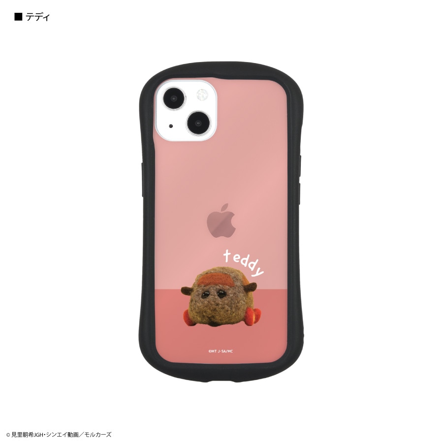 PUI PUI モルカー　iPhone13対応ハイブリッドクリアケース