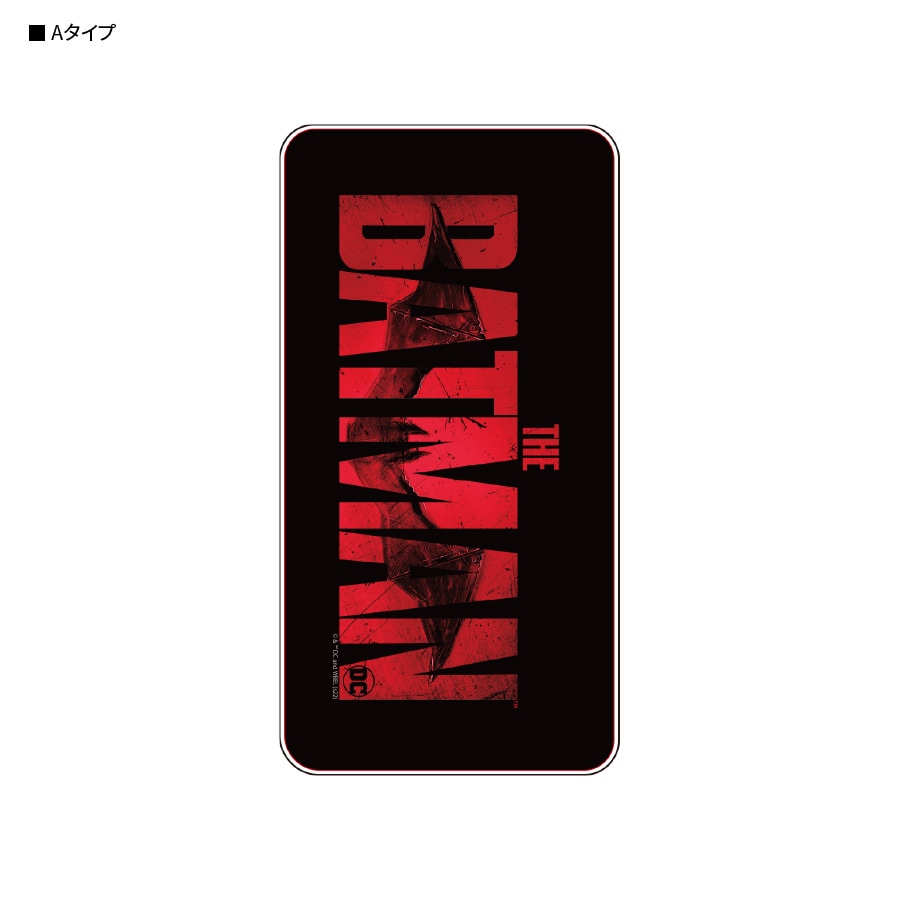 THE BATMAN ／ USB/USB Type-C 4000mAh リチウムイオンポリマー充電器 2.1A
